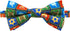 Jacob Alexander Men's Happy Hanukkah Squares Star of David Menorah Dreidel Scroll Adjustable Pre-Tied Banded Bow Tie...