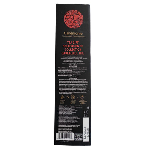 Ceremonie Tea Herbal Variety Pack - Kosher Set - Assorted Sampler With 12 Individually Wrapped Silky Mesh Herbal Bags - Single Serve Pouches...