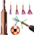 Universal Wire Twisting Tool, Wire Stripper and Twister, Quick Connector Twist Wire Tool for Electrician by Drill Drivers or Manually 2.5-4 Square...