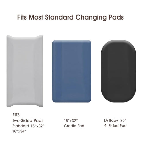 david's Kids 3 Pack Changing Pad Cover Set, Ultra Soft Breathable Cozy Microfiber Diaper Change Table Sheets for Baby Girls, Fit Most Changing Pad...
