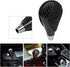 muge racing Gear Shift Knob Carbon Fiber Leather for Most Lexus ES300 GS430 IS250 LX470 RX450h Toyota Crown Corolla Camry Rav4 Prado 4Runner Highl...