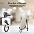 6 Pack 3 Sizes Iron Display Stand, Black Wire Iron Easel Plate Holder Dish Stand for Displaying Pictures, Decoration Plates, Books Dishes and Arts...