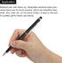 MECCANIXITY 6pcs Metal Stylus Pen Ballpoint Pen 2 in 1 Universal Retractable Ink Pen with Stylus Tips for All Capacitive Touch Screen Device, Blac...