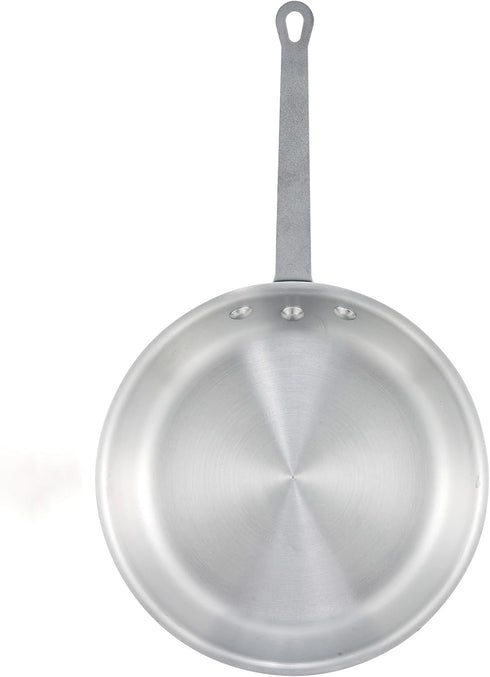 Winco AFP-7A Commercial-Grade Aluminium Fry Pan/Skillet, 7", Silver...