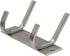 WEBI Set of 2, C-CBG022 Heavy Duty Stainless Steel 304 Hook Rail Coat Rack with 2 Hooks, Satin Finish, Great Home Storage & Organization for Bedro...