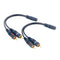 3.5mm Female to 2 RCA Male Stereo Audio Y Cable?2 Pack 9 inches Gold Plated Plug RCA Splitter RCA to AUX Adapter Cables Connection to TV, Computer...