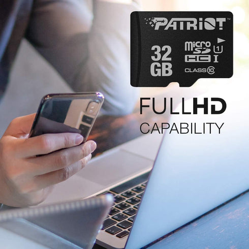 Patriot Memory LX Series Micro SD Flash Memory Card 32GB - 5 Pack...