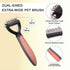 Pet Deshedding Brush Set, Undercoat Rake for Dogs & Cats - Double Sided Brush for Shedding and Dematting Comb Grooming Tool kit - Nail Clippers & ...