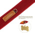 PET ARTIST Soft Neoprene Padded Nylon Dog Collar with Mental Buckle Comfort Pet Collar for Small Medium Girls Boys Dogs Red S Neck Size 10-14"(25-...