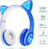Woice Wireless Bluetooth Kids Headphones, LED Flashing Lights, Music Sharing Function, 85db Volume Limited, Over-Ear and Build-in Mic Wireless/Wir...