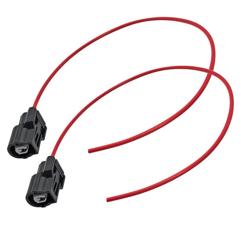 K20 K24 Knock Sensor Switch Connector 1861-K24 (Set of 2), Knock Sensor Plug Pigtail Wire Harness, Compatible for Honda Civic Accord Element...