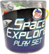 WARM FUZZY Toys Kids Tub of 7 Realistic Astronaut Figurines, 1 Tub & Playmat - Engaging Educational Playtime - Ultimate Fun & Learning Experience ...