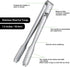 MSY BIGSUNNY Durable Stainless Steel Ice Tongs, 7 inch Sugar Cube Serving Tongs, Set of 2...