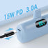 Small Portable Charger for iPhone,Upgraded 5000mAh PD Fast Charging Power Bank,Mini Plug-in Battery Pack Backup Charger Compatible with iPhone 14/...