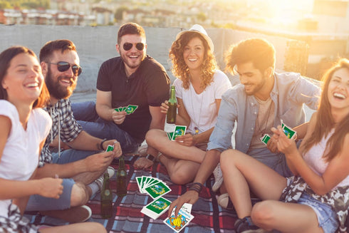 TDC Games Grass Card Game, Novelty Card Game for Adults, Fast Paced Card Game for 2-6 Players, Hilariously Fun Game to Play with Friends, Card Gam...