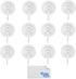 Suction Cup Hooks, Pack of 12 - Locking System - Extra Strong Vacuum Suction Power - Ideal Kitchen or Bathroom Hangers - For Towels, Bathrobes, Co...