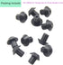 WB2K101 Range Burner Grate Rubber Feet Kit (16 Pcs) Gas Range Burner Grate Feet, Rubber, Foot Compatible with GE and Kenmore Burner Grate Replace ...