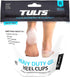 Tuli's Heavy Duty Gel Heel Cups, Cushion Insert for Shock Absorption, Plantar Fasciitis, Sever’s Disease and Heel Pain Relief, Made in USA, Regula...