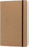 CooLeathor A5 Blank Notebook - 5.8 x 8.25 Inches Hard Kraft Cover Sketch Book with Elastic Closure, 80 Sheets / 160 Pages, Thick 100gsm Paper, Gre...