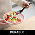 Disposable Plastic Spoons, 9 Inch, 20 Count, Heat Resistant, Heavy Duty Bulk Serving Utensils Set, Food Safe Material, BPA Free, Black...
