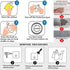 Adhesive Wall Hooks Ceiling Hooks Heavy Duty (30lb) for Kitchen Bathroom for Hanging 25pcs...