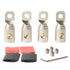 0 Gauge Wire Terminal Connector 5/16 Ring Wiring Connectors for Battery Bank Inverter Projects Car Audio Amplifier 4PCS with Adhesive Heat Shrink ...