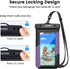 Waterproof Phone Pouch 2Pcs(S+L),Waterproof Phone Lanyard Case,IPX8 Floating Waterproof Phone Case Dry Bag for iPhone 1514 Pro 13 13 Pro Max 12 11...