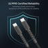 Cable 140W 240W Max Fast Charge & High-Speed Data USB C to C Cable, 5ft, 90° Bendable, Biodegradable Nylon, PD 3.1, Compatible with MacBook Pro, f...