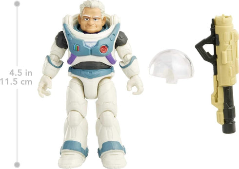 Mattel Disney and Pixar Lightyear Space Ranger Alpha Darby Steel Action Figure, 14 Points of Articulation & Accessories, 5-in Scale...