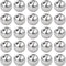 Beebeecraft 1 Box 60Pcs Silver Earring Backs 304 Stainless Steel 4mm Screw Ball Backs for Jewelry Earring Making Supplies...