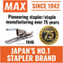 MAX 1/4-Inch Staples for HD-3DF Stapler, 1,000 Staples Per Box (3-1M)...
