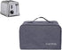 toaster Dust Cover with Pockets Compatible with Cuisinart 2 Slice Toaster, Can Hold Jam Spreader Knife & Toaster Tongs, Dust and Fingerprint Prote...