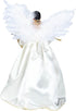 Kurt Adler Lighted Christmas Tree Treetop, 10-Lights, African American Angel, Ivory & Gold, 12in...