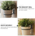 2pcs Flower Pot Storage Rack Outdoor Planter Pots Outdoor Hooks Outdoor Pots Metal Organizer Shelf Indoor Plant Pots Flowerpot Wall Hanger Wall Mo...