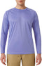 Men's UPF 50+ Rash Guard Swim Shirt Long Sleeve Moisture Wicking Quick Dry Lightweight Wrinkle-resistant Fishing Running, Persian Violet, Small...