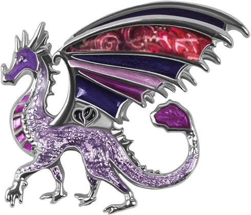 Enamel Dragon Gifts Cute Dragon Brooch Pins for Women Fashion Jewelry Charms...