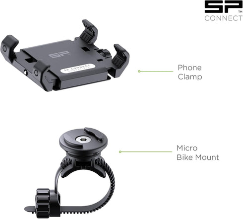 SP CONNECT Universal Bicycle Mobile Phone Holder - Smartphone Bracket Mount for Mountain & Road Bikes - Patented Twist Lock, Strong Clamp-Grip - f...