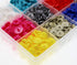 288 Sets KAM T8 Snaps, BetterJonny Size 24 Plastic Snaps Starter Fasteners Kit No-Sew Buttons for Crafts Clothing Diaper Sewing 12 Colors...