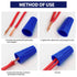 Eagles 100Pcs Twist on Wire Connectors - Blue #20 - #18 AWG Wire Cap Bulk with Spring Inserted, Easy Screw on Electrical Caps...