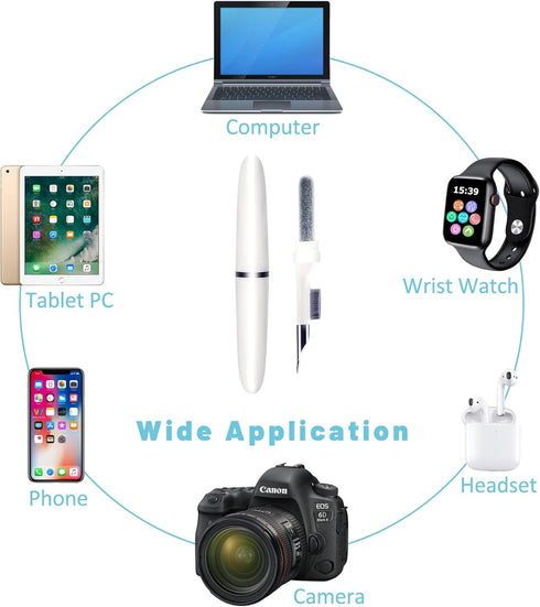 2022 New Cleaner Kit for Airpods Pro and 1/2 Multifunction Cleaning Pen with Soft Brush for Bluetooth Earphones Case (White1.0)......