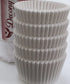 Giant Muffin Cups - 250 Pc - USA MADE -White Cupcake Liners for Baking Fluted Giant Muffin Liners Paper Liners for Large/Jumbo Muffins- Food-Grade...