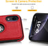 Classy Design Luxury Leather Phone Case for iPhone XR Non-Slip Grip Full Body Ultra Slim Protective Case 6.1 Inch (Red)...