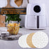 10 Inch Air Fryer Liners, Set of 200, 5/6/7/8/9 Inch Bamboo Steamer Liners/Air Fryer Perforated Parchment Paper for Air Fryer, Steaming Basket and...