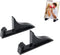 Semetall 2 Pack Multifunction Plastic Display Stand Plate Holder,Small Picture Frame Holder (Black)...