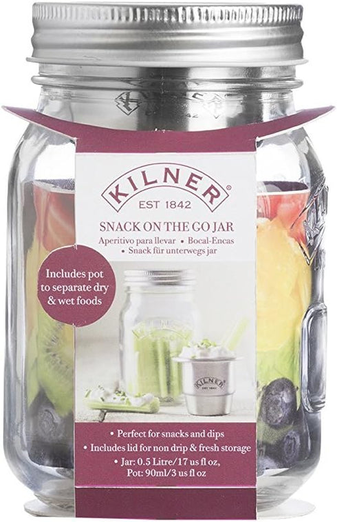 Kilner Snack On The Go Jar | 17 oz...