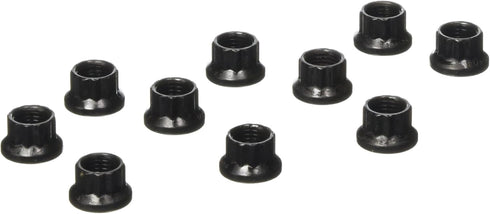 ARP 3008332 Stainless Steel 3/8-24 12-Point Nuts - Pack of 10, Black...