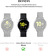 Ringke Bezel Styling Cover for Galaxy Watch Active 2 (40mm Only) Case Bezel Ring Adhesive Accessory - Glossy Silver (GW-A2-40-01)...