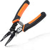 6-in-1 Wire Stripper Tool, 10-18 AWG Insulated Wire Strippers Electrical Safety Wire Pliers, Multifunction Wire Plier Tool with Wire Splitter Cutt...