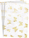 Bzumoot 50 Sheets Large Tissue Paper for Gift Bags 20 * 28 Inches White Metallic Gold Wrapping Gift Paper Butterfly Pattern Gift Wrapping Paper fo...