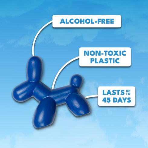 Little Pup 96603-6PK Ocean Splash Scent, Car Air Freshener, Clips to A/C Air Vent, Alcohol-Free Fragrance Oil, Non-Hazardous and Non-Toxic Plastic...